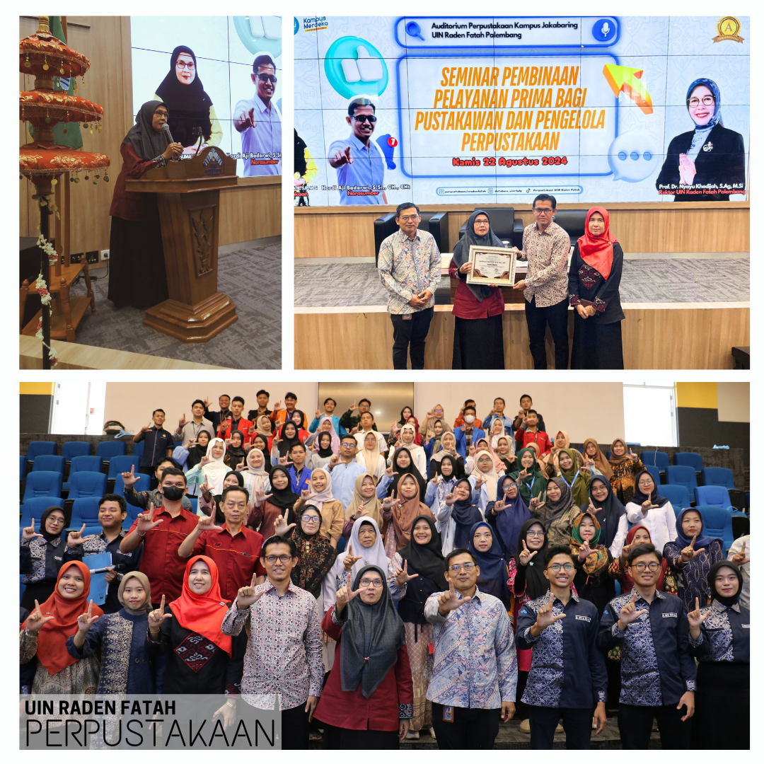 Upgrading Skill Pelayanan, UPT. Perpustakaan UIN Raden Fatah Gelar Seminar Pelayanan Prima